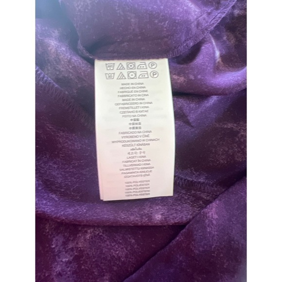 MICHAEL Michael Kors Purple T-Shirt Style Polyester Dress Size 10 NWT - Picture 5 of 5